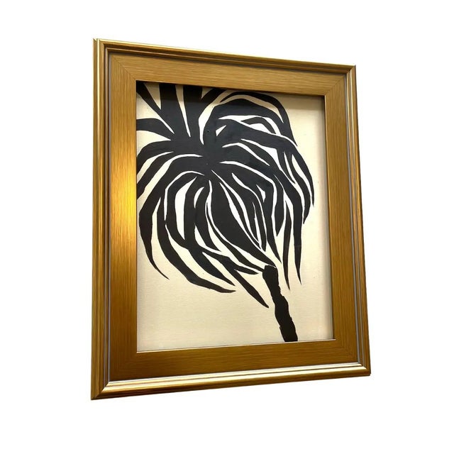 Contemporary Contemporary Modern Palm Tree Painting by Bryan Boomershine, Framed For Sale - Image 3 of 5