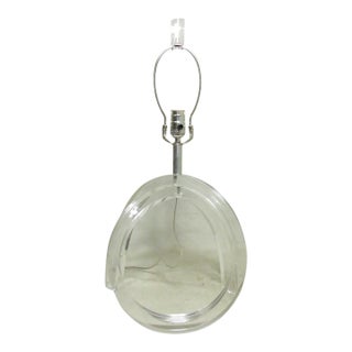 Mid-Century Lucite Pretzel Lamp by Dorothy Thorpe For Sale