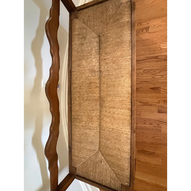 1930s Antique Country Bench For Sale - Image 5 of 7