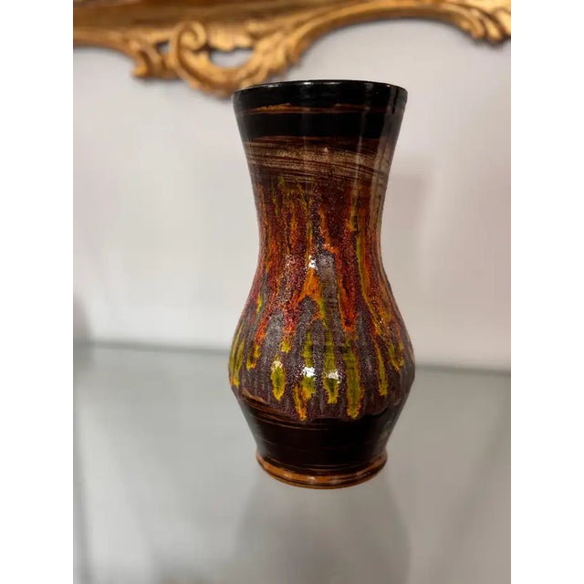 1970s French Ceramic Vase by St.Clément, 1970s–1979s For Sale - Image 5 of 10