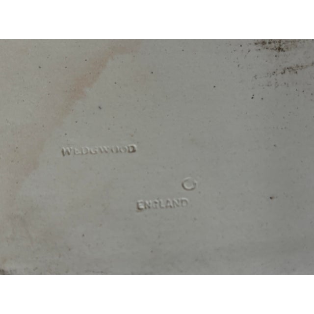 Ceramic Large Antique Wedgwood Jasperware Blue and White Platter For Sale - Image 7 of 8