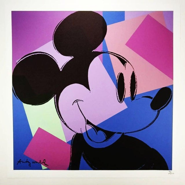 Andy Warhol, Mickey Mouse, 1980s, Lithograph For Sale - Image 9 of 9