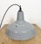 Industrial British Grey Enamel Factory Pendant Lamp from Benjamin Electric Manufacturing Company, 1960s For Sale - Image 15 of 17