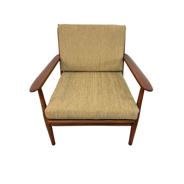 Mid-Century Modern Walnut Sofa & Arm Chair - Refinished! For Sale - Image 9 of 15