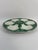 1950s 1950s French Longchamp Green and White Oyster Plate For Sale - Image 5 of 16