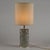 Vintage table lamp in laminated silver metal working with hood produced by stilarte measures 25 x 18 x h 60 category lamps...