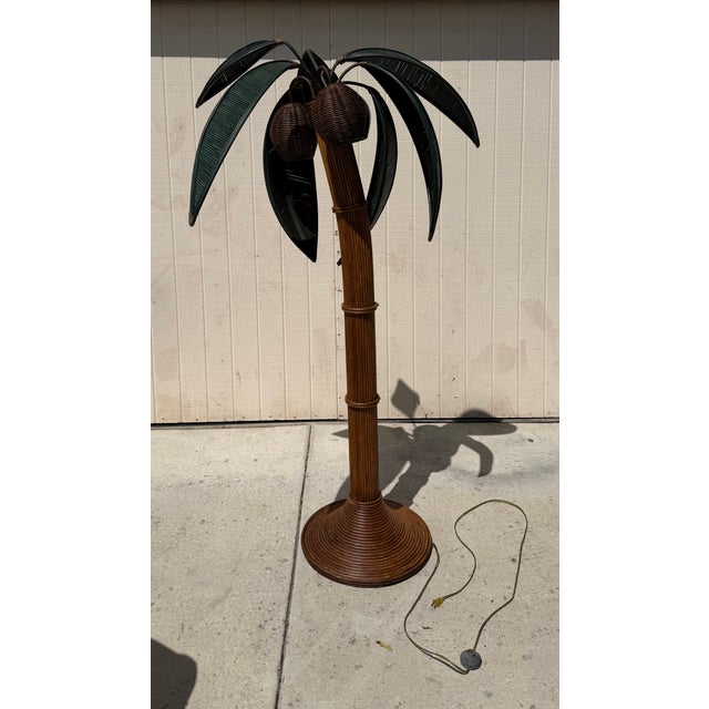 Super cool vintage floor lamp to bring fun tropical style to your living space! Inspired by the natural flora and fauna...