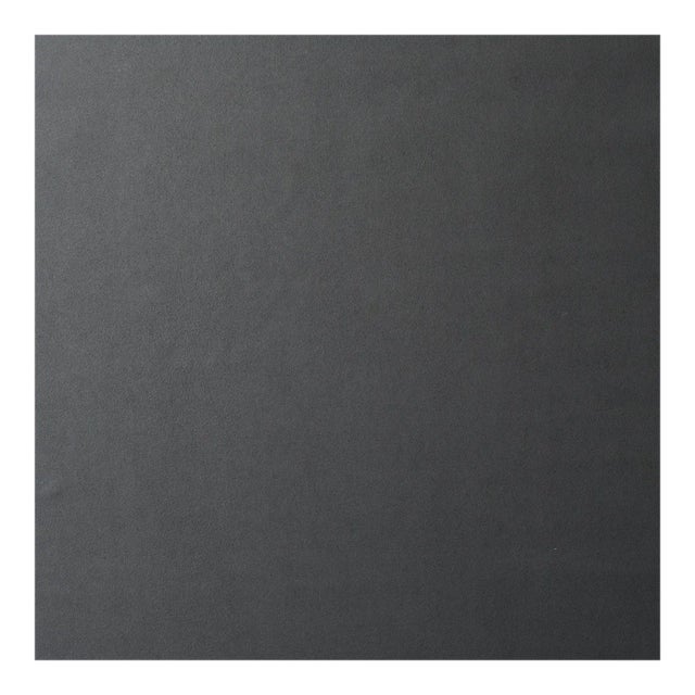 Sample - Schumacher Vegan Suede Fabric in Steel For Sale