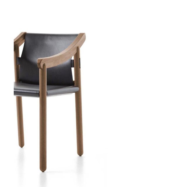Wood 905 Armchair by Vico Magistretti for Cassina For Sale - Image 7 of 11