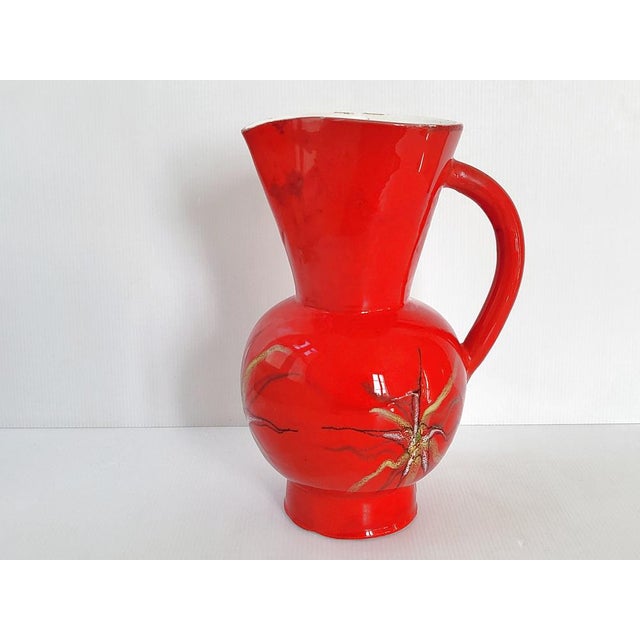 Mid-Century French Pitcher in Ceramic by André Baud, 1950s For Sale - Image 15 of 15