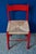 Vintage Italian Chairs in Red Lacquered Wood and Woven Straw, 1960s, Set of 4 For Sale - Image 10 of 18