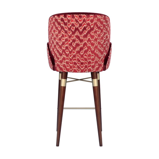 Not Yet Made - Made To Order Louis I Bar Chair by Ottiu For Sale - Image 5 of 8