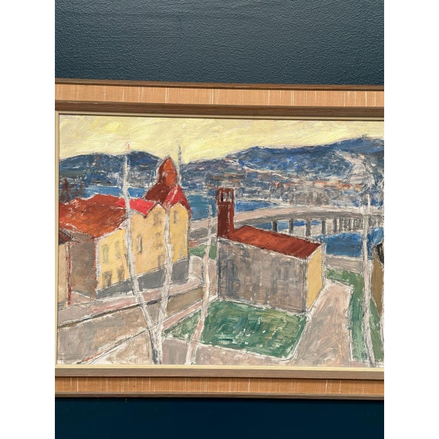 John Hedman, Östersund, Strandgatan 1, 1971, Oil on Panel, Framed For Sale - Image 17 of 18