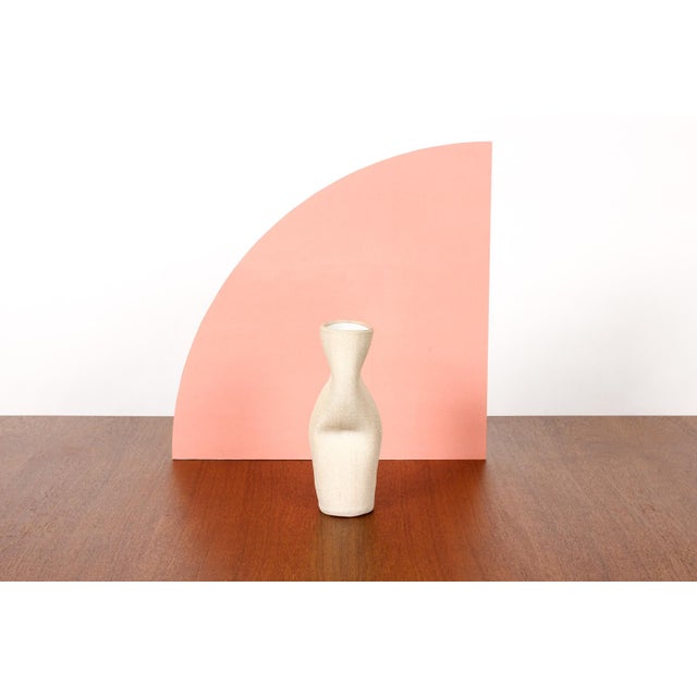 Organic Modern Sculptural Extruded Ceramic Stem Vase Chairish