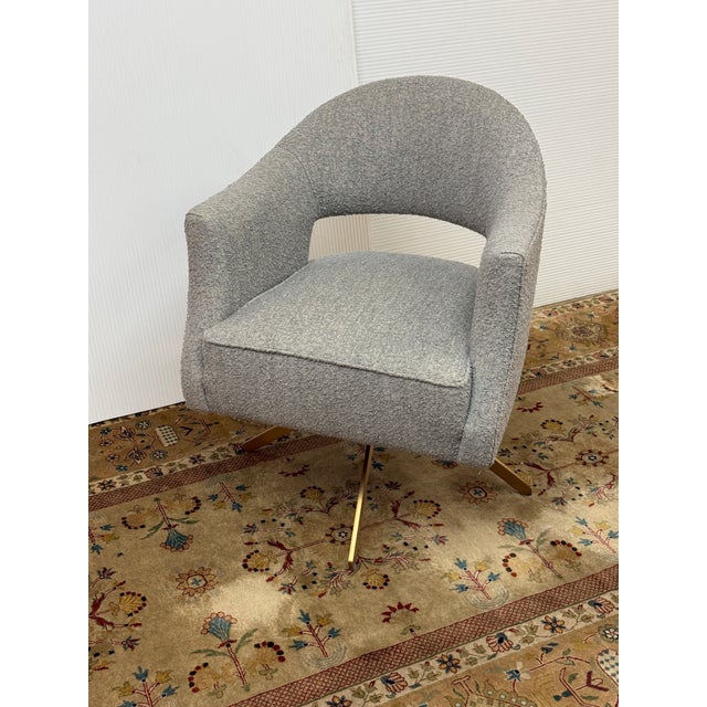 Lulu & Georia Amaris Swivel Office Chair, Gray For Sale - Image 12 of 12
