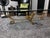 Hollywood Regency Vintage Hollywood Regency Gold Gilt Wrought Iron Coffee Cocktail Table Exquisitely Large For Sale - Image 3 of 13