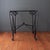 French Art Deco Black Wrought Iron Outdoor Patio Garden Table For Sale - Image 11 of 18