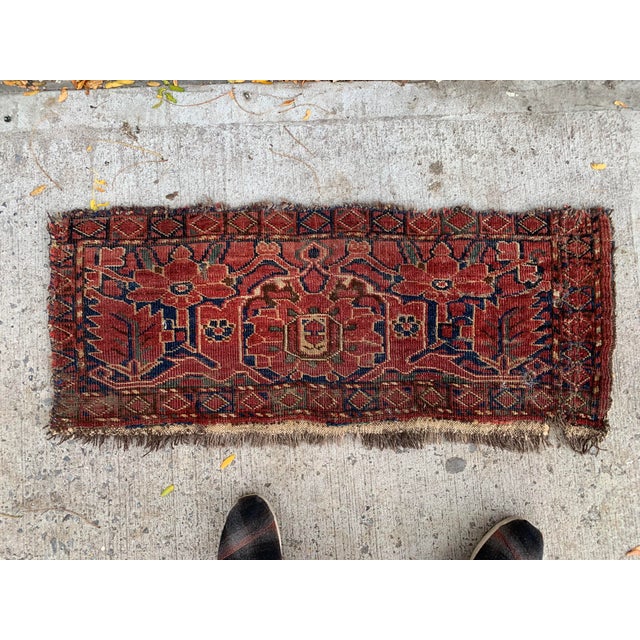 Islamic 1870s, Handmade Antique Collecitble Afghan Ersari Rug 2.1' X 3.3' For Sale - Image 3 of 8