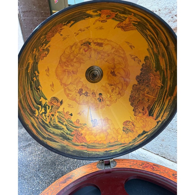 Vintage Globe-Shaped Bar Cabinet, 1980s For Sale - Image 4 of 9