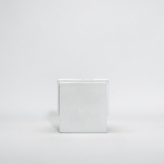2020s Tissue Box in White Shagreen by R&y Augousti For Sale - Image 5 of 6