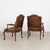 Pair of 20th Century French Oak Armchairs With Vintage Leather For Sale - Image 18 of 18
