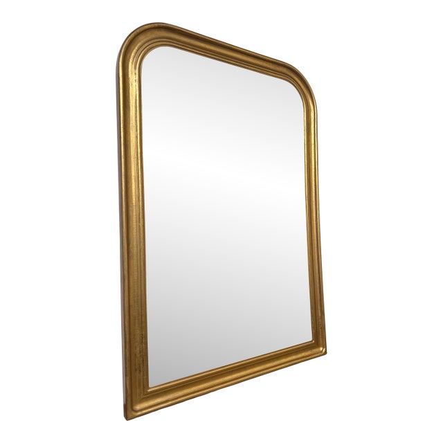 Large Vintage Louis Phillipe Giltwood Mirror For Sale