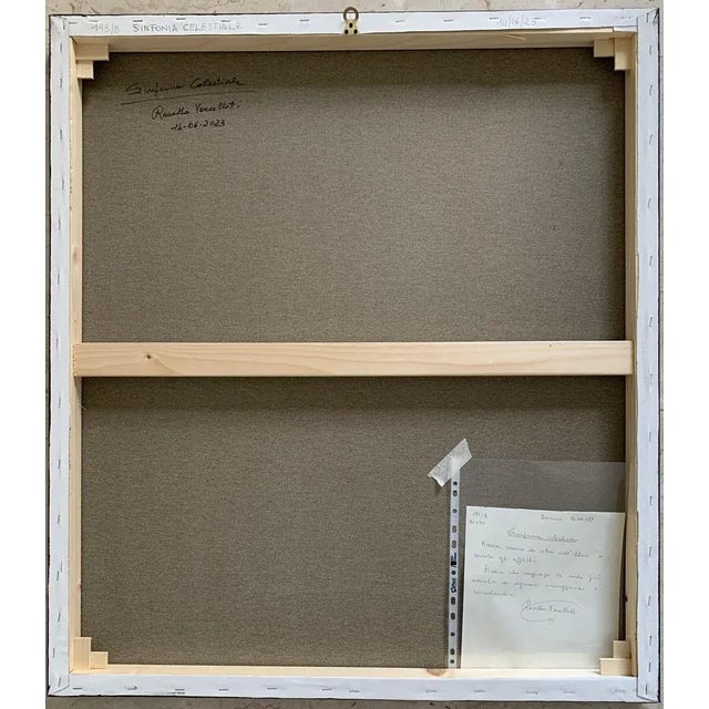 Early 21st Century Rosetta Vercellotti, Sinfonia celestiale, 2023, Acrylic on Canvas For Sale - Image 5 of 6