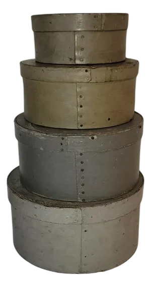 19th Century Collection of Four Pantry Boxes