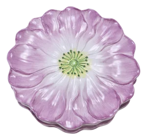 Vietri Italian Flower Plates - Set of 4