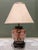 Ceramic 1980s Frederick Cooper Famille Orange Lamp W/Asian Floral Motif For Sale - Image 7 of 12