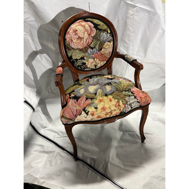 Lane Furniture 1980s Pair of Raymond Waites Louis XVI Style Chairs by Lane For Sale - Image 4 of 6