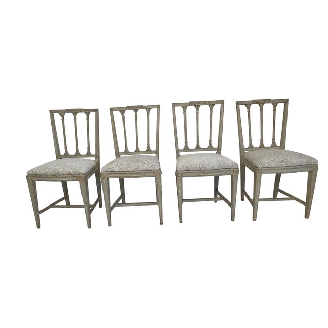 19th Century Swedish Neoclassical Chairs - Set of 4 For Sale - Image 13 of 18