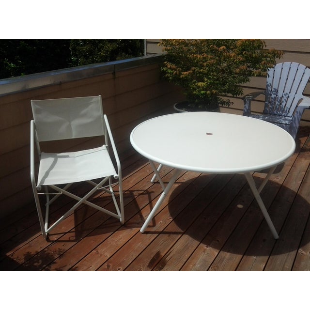 Vintage MidCentury Brown Jordan Patio Table Chairish