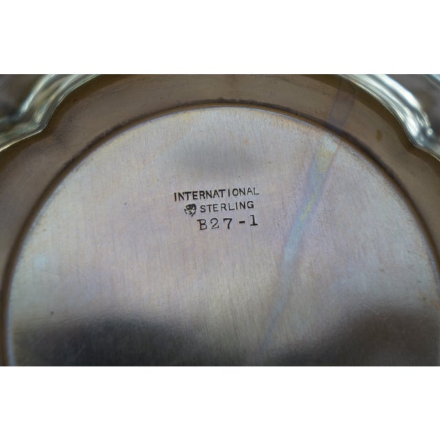Metal Late 20th Century International Sterling Silver B27 Persian Compote Bowl Dish 113g 6" For Sale - Image 7 of 12