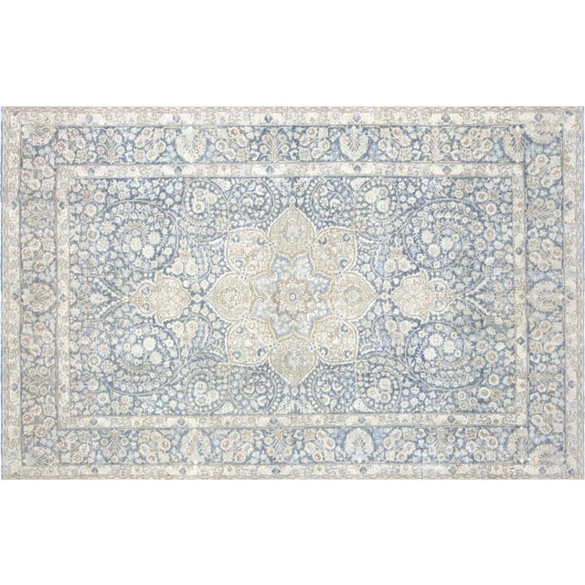 Textile 1940s Persian Tabriz Rug For Sale - Image 7 of 7