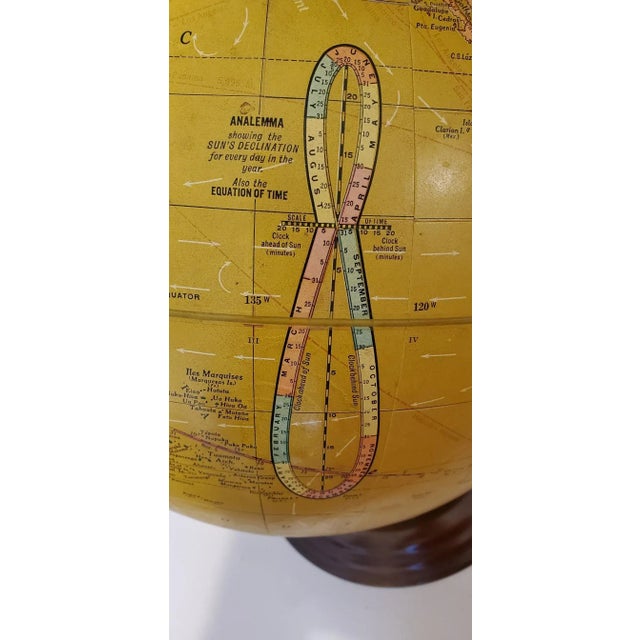 Vintage World Globe Made in Usa For Sale - Image 4 of 10