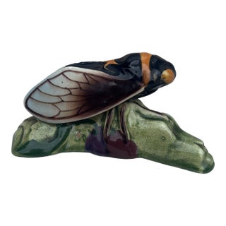 Majolica Cicada Sicard, Circa 1940 For Sale