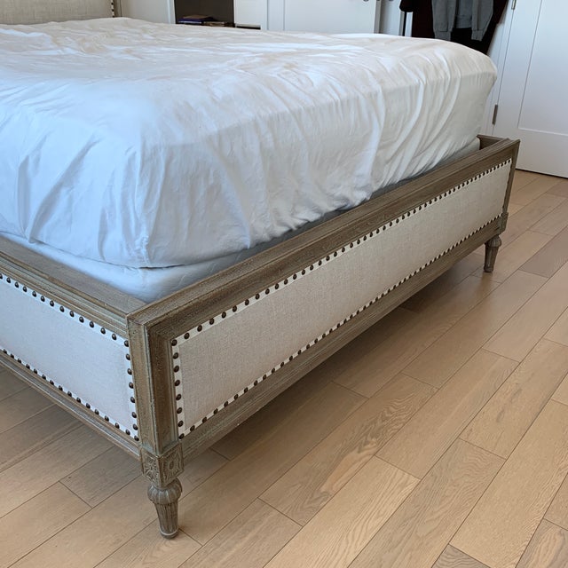Restoration Hardware Maison Panel Fabric Bed Chairish
