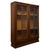 Early 20th Century Antique English Edwardian Oak Display Cabinet For Sale - Image 5 of 11