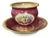 Empire Style Cup and Saucer from Royal Copenhagen, Set of 2 For Sale
