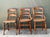 Vintage Collection of Cane Seat Chairs - Set of 3 For Sale - Image 10 of 12