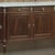 Mid 20th Century Grand French Louis XVI Mahogany Round-Sided Buffet With Carrara Marble For Sale - Image 9 of 18
