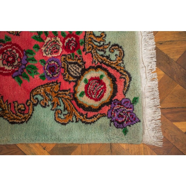2000 - 2009 Large Aubusson Rug in Cotton and Wool For Sale - Image 5 of 14