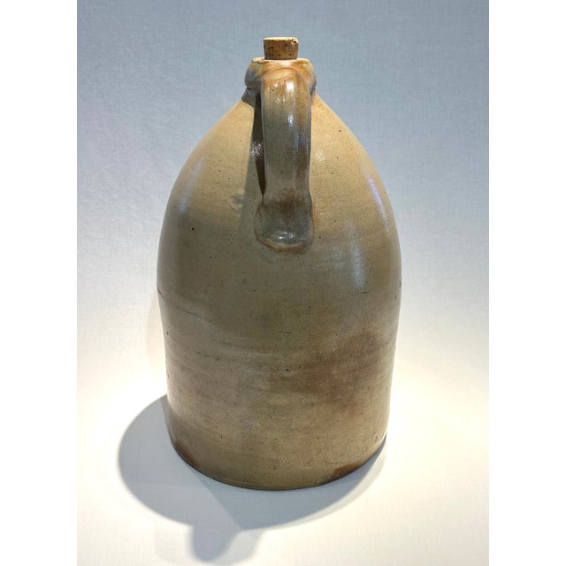 Mid 19th Century Extremely Rare Has Original Cork 4-Gallon F. P. Goold Brantford Pottery Jug For Sale - Image 13 of 17