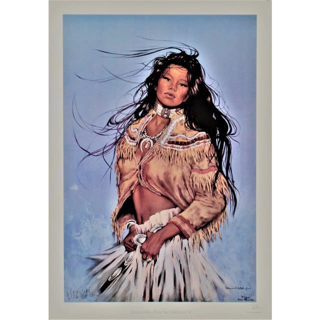 This artwork titled " Ach-Hua Dlubh: Body II Half-Breed III" 1991 is a color offset lithograph on paper by Crow Indian...
