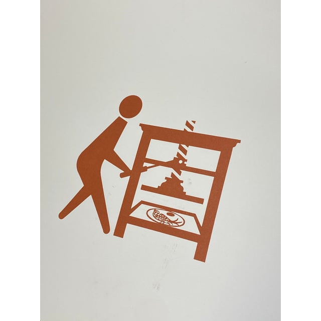 Purple Post Modern Serge Samama Tulips Serigraph, 1983 For Sale - Image 8 of 14