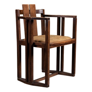 Vintage Constructivist Desk Chair, 1940s For Sale