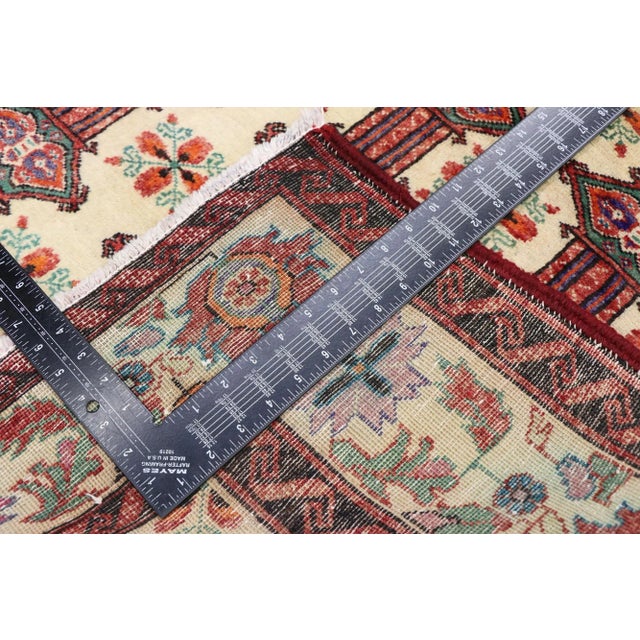 Mid 20th Century Vintage Persian Turkaman Rug - 03'08 X 05'08 For Sale - Image 5 of 9