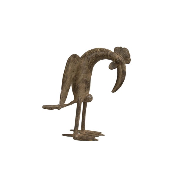 Bronze Vintage African Bronze Bird For Sale - Image 8 of 8
