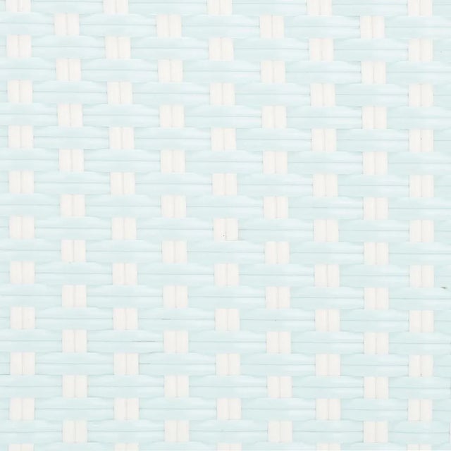 California Side Chair, Set of 2 - Baby Blue/White For Sale - Image 9 of 9